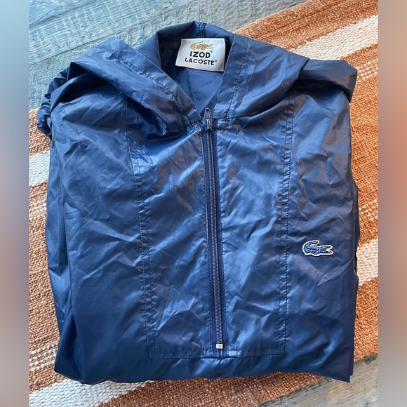 Lacoste Navy Windbreaker Size Large - Picture 1 of 12